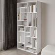 HABITAT ET JARDIN - Bibliothèque en bois "Nicola" - 90 x 30 x 180 cm - Blanc - vignette