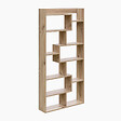 HABITAT ET JARDIN - Bibliothèque en bois "Kuttap" - 90 x 22 x 182 cm - Pin - vignette