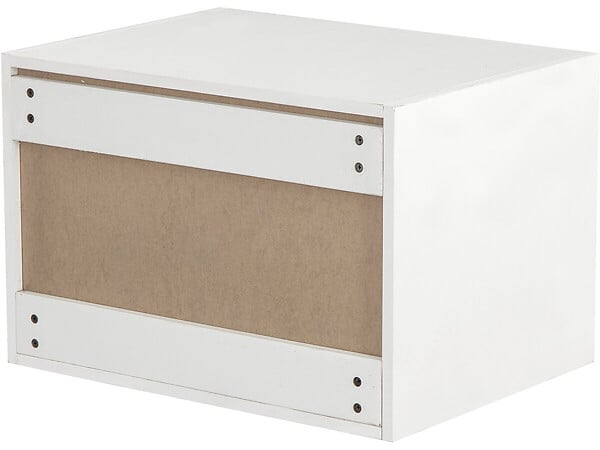 HABITAT ET JARDIN - Module surélévation de dressing en bois "Opéra" - 60 x 45 x 40 cm - Blanc - large