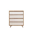 HABITAT ET JARDIN - Commode en bois "Suvera" - 70 x 40 x 86 cm - Beige - vignette