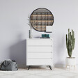 HABITAT ET JARDIN - Commode en bois "Suvera" - 70 x 40 x 86 cm - Blanc - vignette