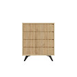 HABITAT ET JARDIN - Commode en bois "Suvera" - 70 x 40 x 86 cm - Marron clair - vignette