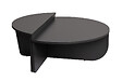 HABITAT ET JARDIN - Table basse en bois "Orion" 90 x 60 x 30 cm - Anthracite - vignette