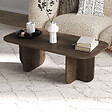 HABITAT ET JARDIN - Table basse en bois "Becaj" - 120 x 60 x 41 cm - Noyer - vignette