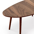 HABITAT ET JARDIN - Table basse en bois "Nora" 100 x 50 x 45 cm - Noyer - vignette
