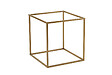 HABITAT ET JARDIN - Table basse en métal "Koala" 45 x 45 x 52 cm - Or - vignette