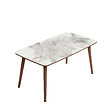 HABITAT ET JARDIN - Table basse en bois "Luci" 100 x 53 x 45 cm - Blanc - vignette