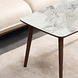 HABITAT ET JARDIN - Table basse en bois "Luci" 100 x 53 x 45 cm - Blanc - vignette
