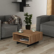 HABITAT ET JARDIN - Table basse en bois "Hola" - 60 x 60 x 32 cm - ChêneAnthracite - vignette