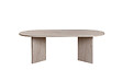 HABITAT ET JARDIN - Table basse en bois "Sable" - 60 x 119 x 40 cm - Travertin - vignette