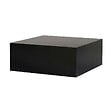 HABITAT ET JARDIN - Table Basse en MDF "Prizma" - 90 x 90 x 35 cm - Bois Noir - vignette