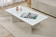 HABITAT ET JARDIN - Table basse en bois "Sabin" 119 x 60 x 40 cm - Blanc - vignette