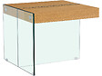 HABITAT ET JARDIN - Table basse "Agrigento" - 60 x 60 x 50 cm - Finition chêne - vignette