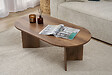 HABITAT ET JARDIN - Table basse en bois "Sable" - 60 x 119 x 40 cm - Noyer - vignette