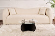 HABITAT ET JARDIN - Table basse en bois "Aeris" - 75 x 75 x 35 cm - Bois NoirFumée - vignette