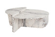HABITAT ET JARDIN - Table basse en bois "Orion" 90 x 60 x 30 cm - Marbre de Freesia - vignette