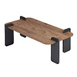 HABITAT ET JARDIN - Table basse en bois "Renard" - 120 x 60 x 35 cm - Marron clair - vignette