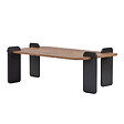 HABITAT ET JARDIN - Table basse en bois "Renard" - 120 x 60 x 35 cm - Marron clair - vignette