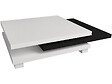 HABITAT ET JARDIN - Table basse "Elena" - 80 x 80 x 32 cm - Blanc / Noir - vignette