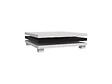 HABITAT ET JARDIN - Table basse "Elena" - 80 x 80 x 32 cm - Blanc / Noir - vignette