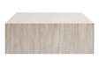 HABITAT ET JARDIN - Table Basse en MDF "Prizma" - 90 x 90 x 35 cm - Travertin - vignette