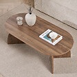HABITAT ET JARDIN - Table basse en bois "Melina" 120 x 60 x 40 cm - Noyer - vignette