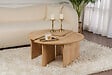 HABITAT ET JARDIN - Table basse en bois "Moira" 90 x 90 x 41 cm - Chêne - vignette