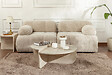 HABITAT ET JARDIN - Table basse en bois "Orion" - 90 x 60 x 30 cm - Travertin - vignette