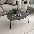 HABITAT ET JARDIN - Table basse en bois "Lenny" - 90 x 89 x 40 cm - Gris anthracite - vignette
