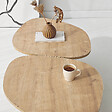 HABITAT ET JARDIN - Table basse en bois "Stones" 125 x 60 x 38 cm - Chêne saphir - vignette