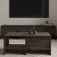 HABITAT ET JARDIN - Table basse en bois "Laris" - 90 x 45 x 35 cm - Marron - vignette