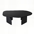HABITAT ET JARDIN - Table basse en bois "Rock" 100 x 60 x 35 cm - Noir - vignette