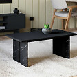 HABITAT ET JARDIN - Table basse en bois "Ravello" - 90 x 50 x 40 cm - Noir - vignette