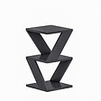 HABITAT ET JARDIN - Table d'appoint en bois "Albeni" - 30 x 30 x 50 cm - Anthracite - vignette