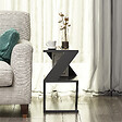 HABITAT ET JARDIN - Table d'appoint en bois "Albeni" - 30 x 30 x 50 cm - Anthracite - vignette
