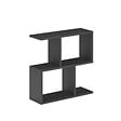 HABITAT ET JARDIN - Table d'appoint en bois "Homemania" - 60 x 20 x 60 cm - Noir - vignette