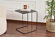 HABITAT ET JARDIN - table d'appoint en métal "Poet" 47 x 46 x 57 cm - Noir - vignette