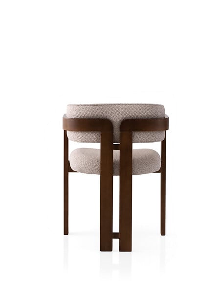 HABITAT ET JARDIN - Chaise en bois "Cozy" - 44 x 57 x 76 cm - Crème de noix - large