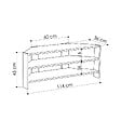 HABITAT ET JARDIN - Meuble TV en bois "Thales" 114 x 36 x 45 cm - Moka clair - vignette