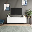 HABITAT ET JARDIN - Meuble TV en bois "White" - 150 x 31 x 44 cm - Blanc - vignette