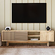 HABITAT ET JARDIN - Meuble TV en bois "Ravello" - 150 x 30 x 45 cm - Beige - vignette