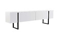 HABITAT ET JARDIN - Meuble TV en bois "Serenity" 180 x 30 x 45 cm - Blanc - vignette
