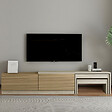 HABITAT ET JARDIN - Meuble TV en bois "Nest" - 180 x 30 x 36 cm - Beige - vignette