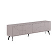 HABITAT ET JARDIN - Meuble TV en bois "Dune" - 180 x 29 x 50 cm - Moka clair - vignette