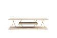 HABITAT ET JARDIN - Meuble TV en bois "Canaz" - 120 x 30 x 33 cm - Travertin - vignette