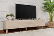 HABITAT ET JARDIN - Meuble TV en bois "Alvin" - 180 x 31 x 42 cm - Beige - vignette