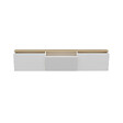 HABITAT ET JARDIN - Meuble TV en bois "Neon" - 160 x 32 x 35 cm - Blanc - vignette