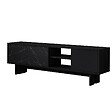 HABITAT ET JARDIN - Meuble TV en bois "Ravello" - 150 x 30 x 45 cm - Noir - vignette