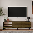HABITAT ET JARDIN - Meuble TV en bois "River" - 150 x 31 x 48 cm - Marron - vignette