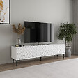 HABITAT ET JARDIN - Meuble TV en bois "Felix" - 160 x 31 x 44 cm - Blanc - vignette